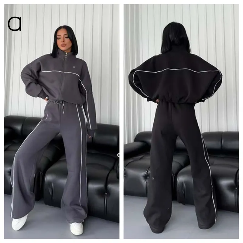 A456 FEMENINA 3D SPORTS AND LEISURE TRAJE DE OCIO DE MANGA LARGA PANTALONES DE RAYAS DE CáRDERA SEMIALTA