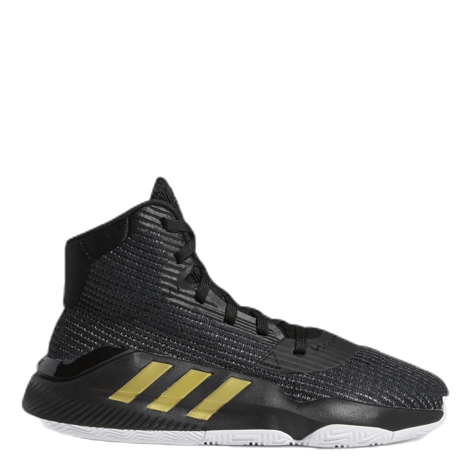 Adidas Pro Bounce 2019 Shoes Core Black / Gold Met. / Cloud White