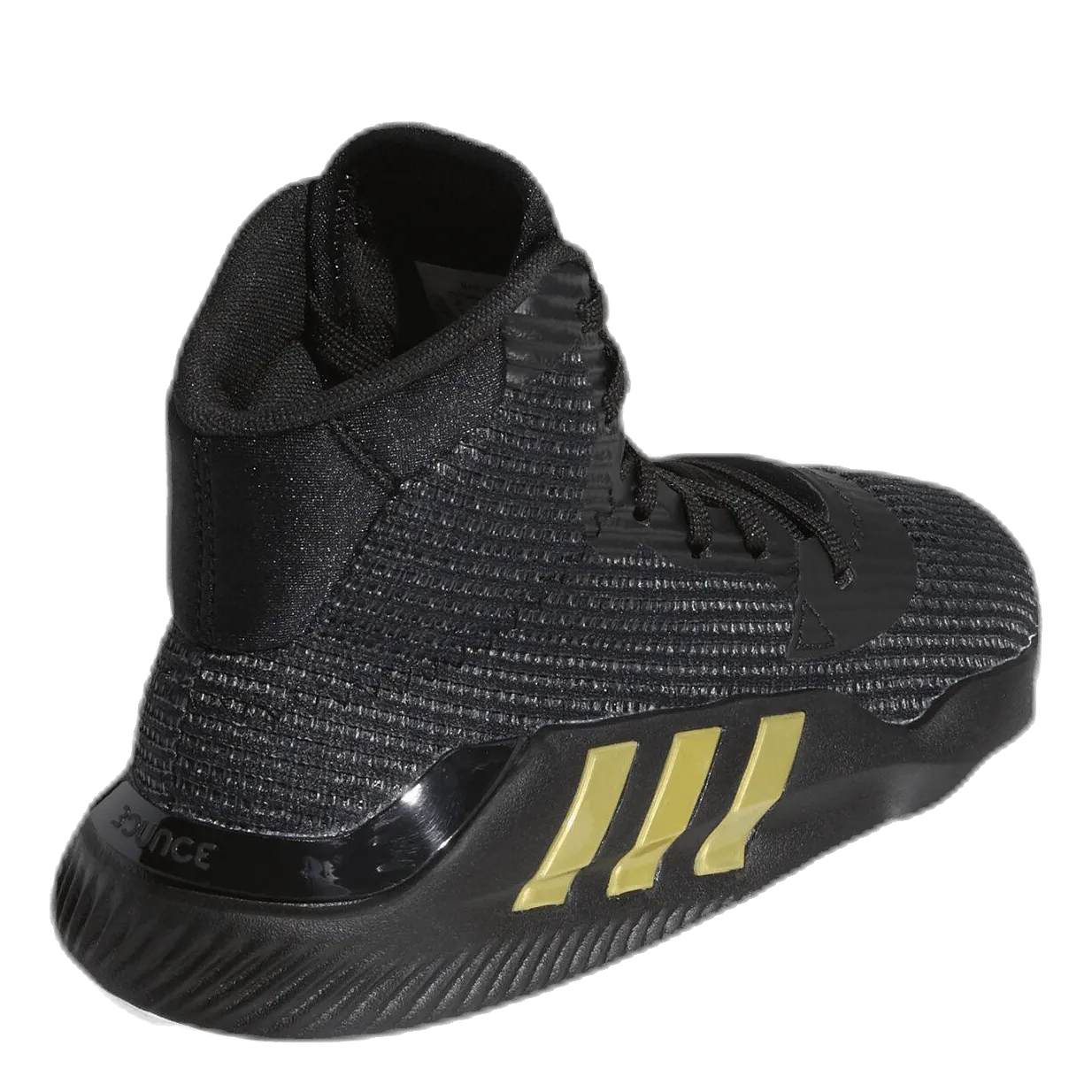 Adidas Pro Bounce 2019 Shoes Core Black / Gold Met. / Cloud White