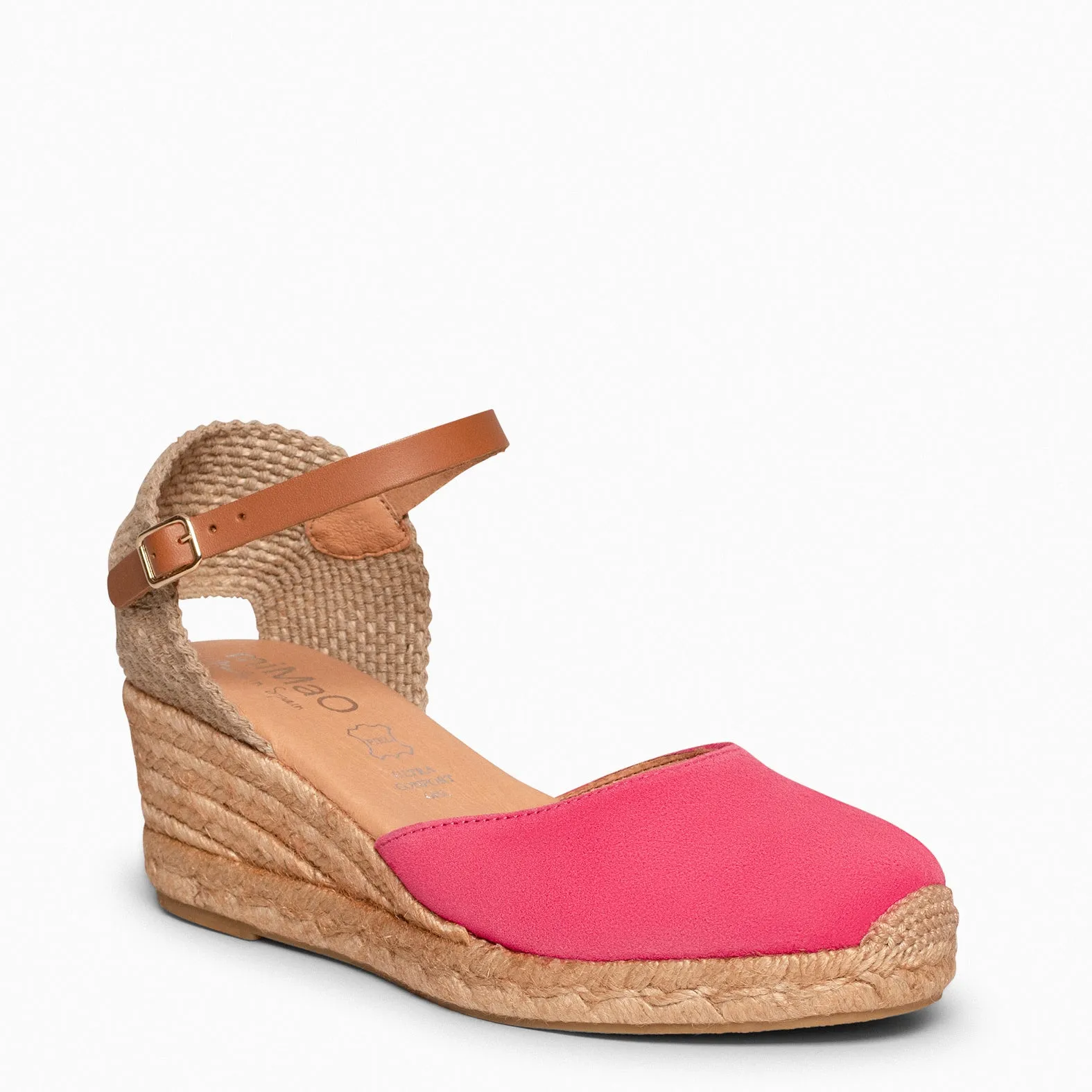 ALTEA  CUñAS DE ESPARTO BAJAS FUCSIA