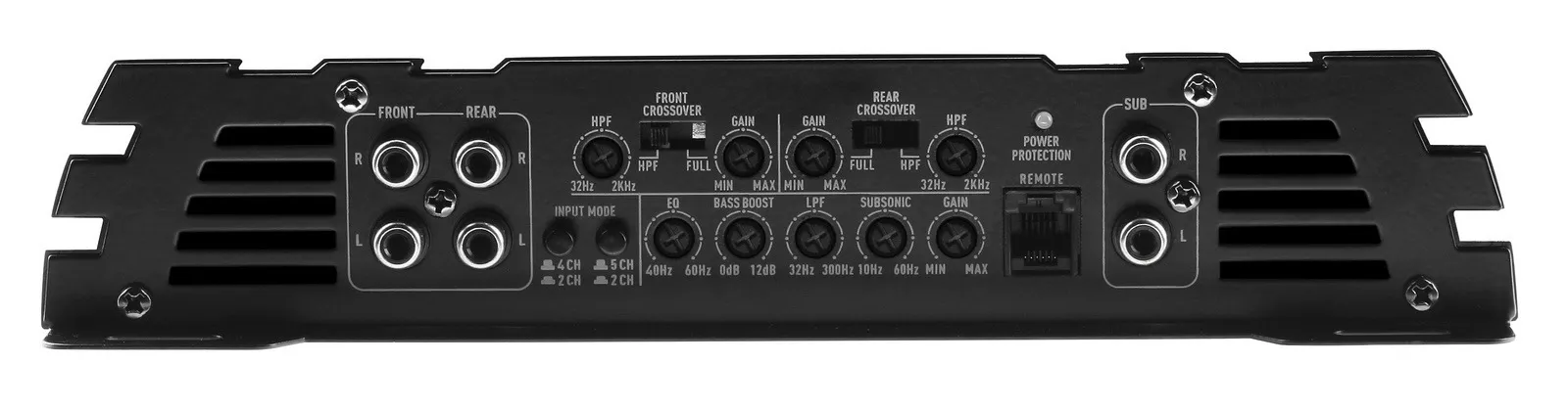 Amplificador híbrido de 2000.5 canales CRUNCH GPX 5 Clase A/B y D