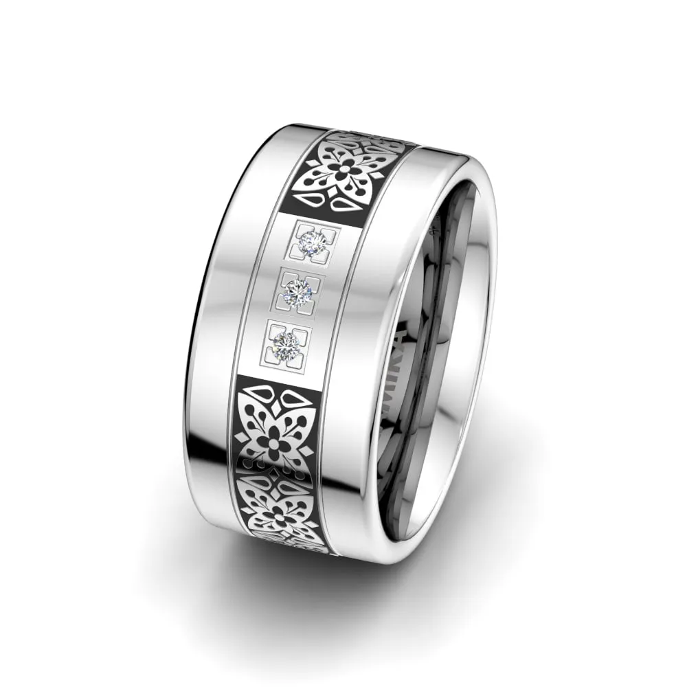 Anillo de mujer Ornate Butterfly 10 mm