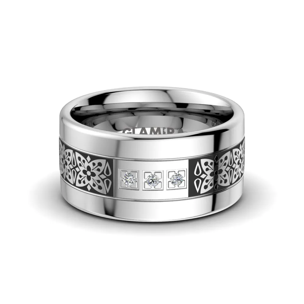 Anillo de mujer Ornate Butterfly 10 mm