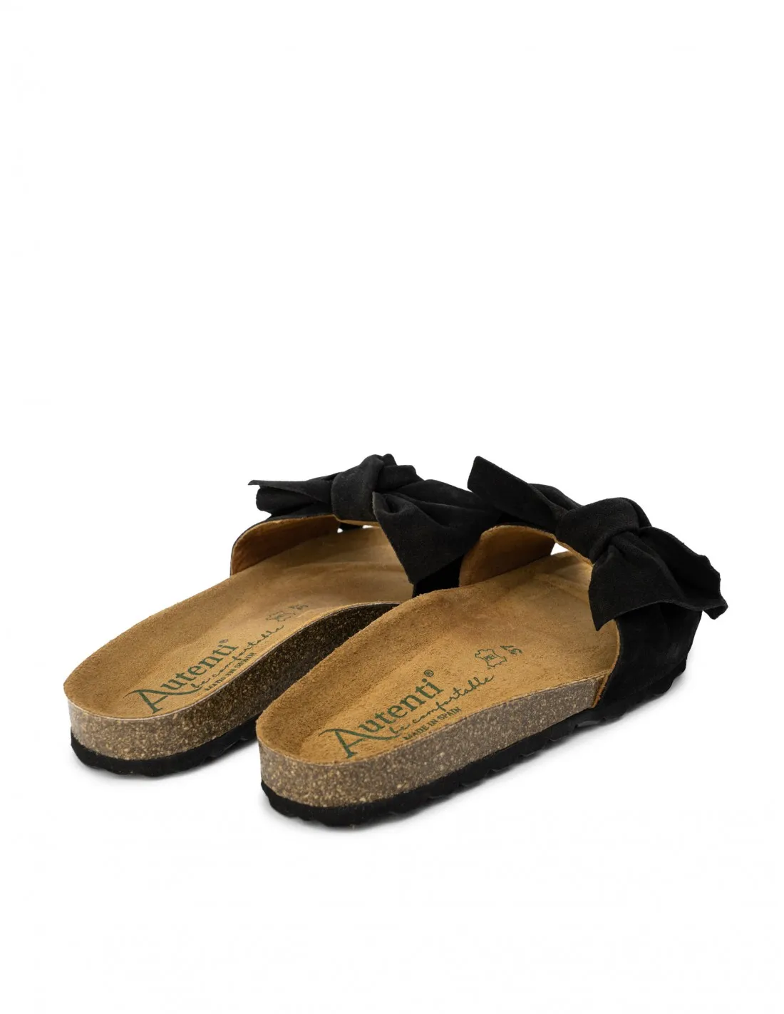 AUTENTI Sandalias Bio Lazo Negras