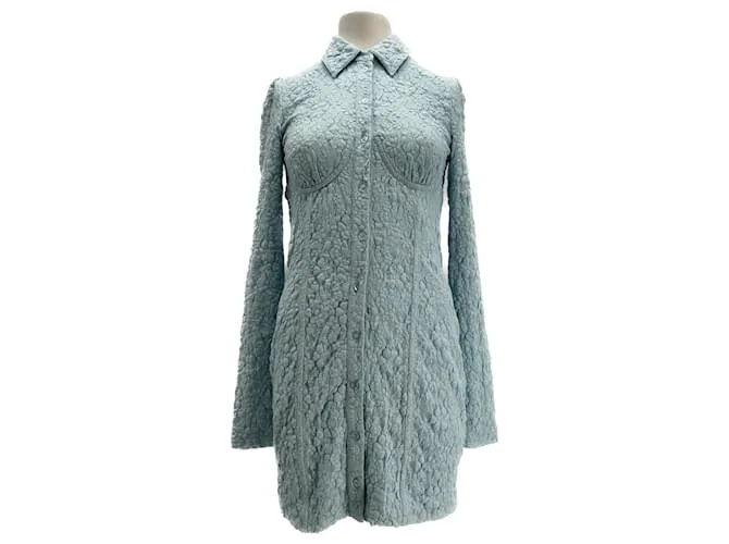 Autre Marque ROTATE Vestidos T.International S Viscosa Azul 
