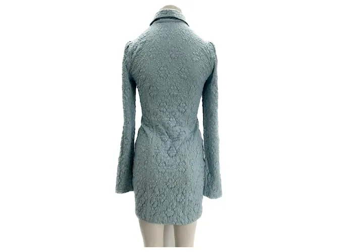 Autre Marque ROTATE Vestidos T.International S Viscosa Azul 