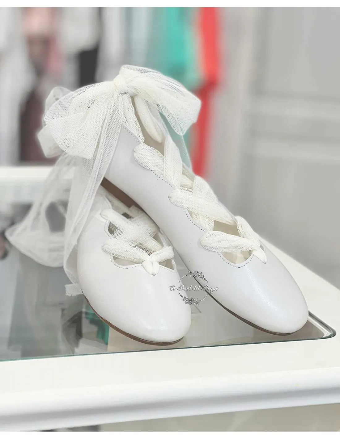 Bailarina Niña Comunión y Ceremonia Blanco Roto María Catalán