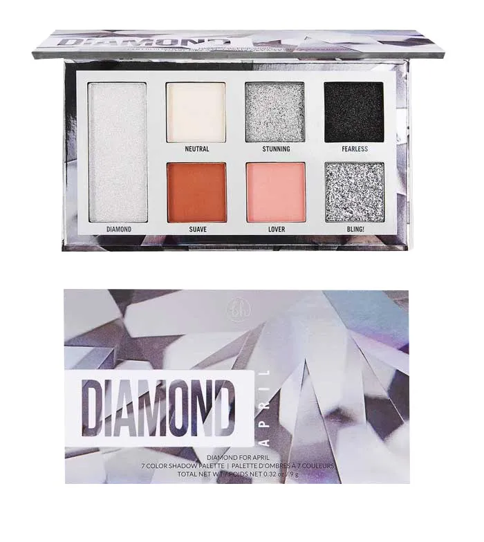 BH COSMETICS  PALETA DE SOMBRAS DIAMOND FOR APRIL