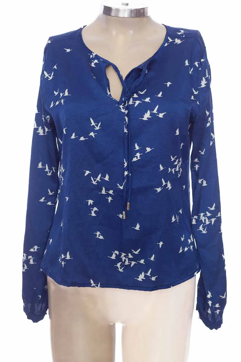 BLUSA COLOR AZUL  ESPRIT