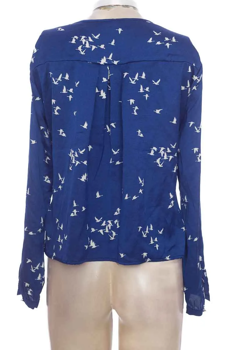 BLUSA COLOR AZUL  ESPRIT