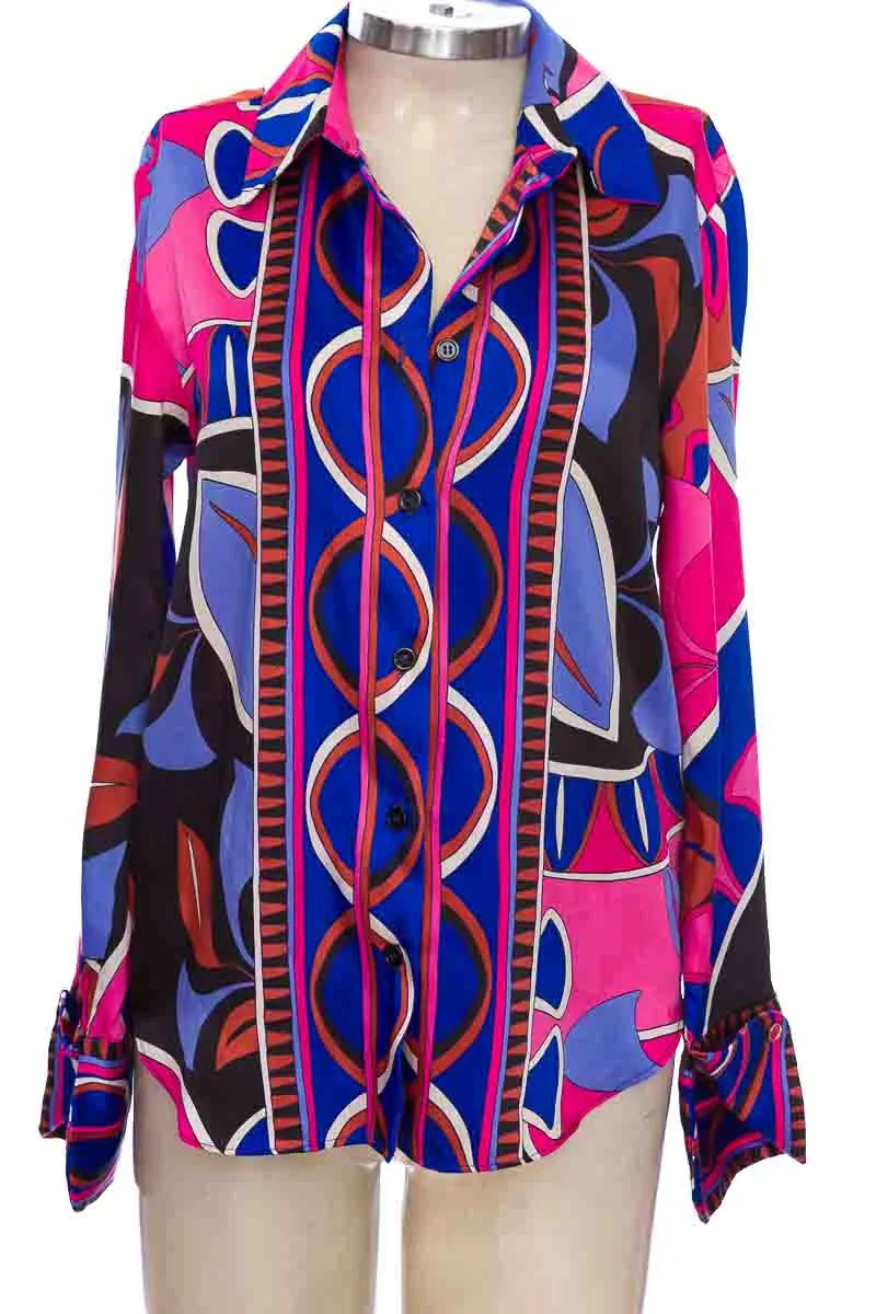 BLUSA COLOR AZUL  ZARA