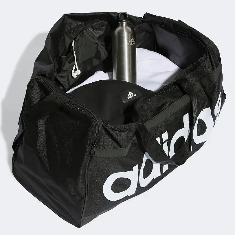 BOLSA ADIDAS PERFORMANCE ESSENTIALS LINEAR LARGE  BLACK/WHITE
