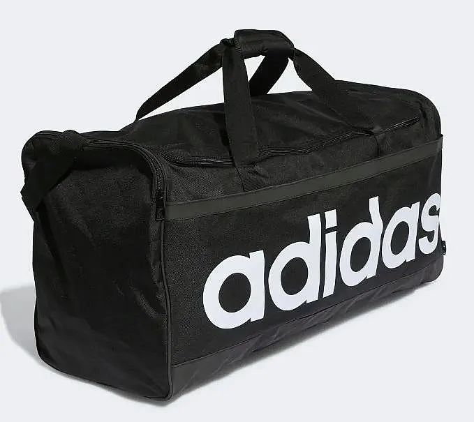 BOLSA ADIDAS PERFORMANCE ESSENTIALS LINEAR LARGE  BLACK/WHITE
