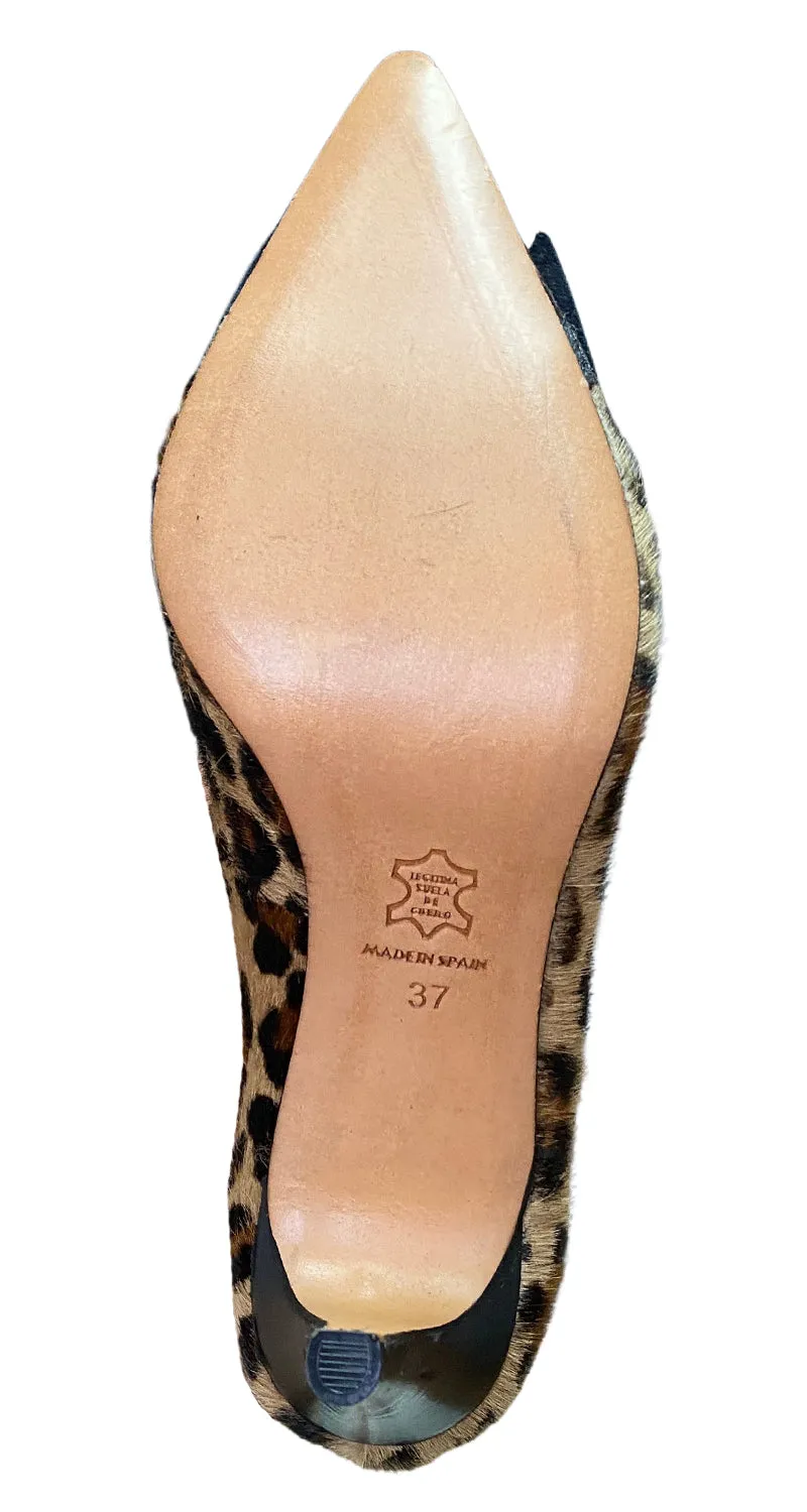 BONINO Zapatos Taco Alto Animal Print