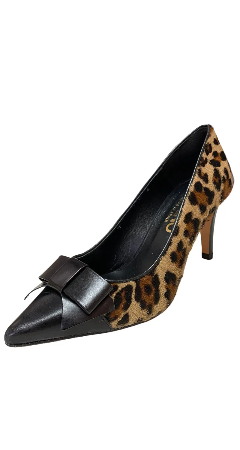 BONINO Zapatos Taco Alto Animal Print