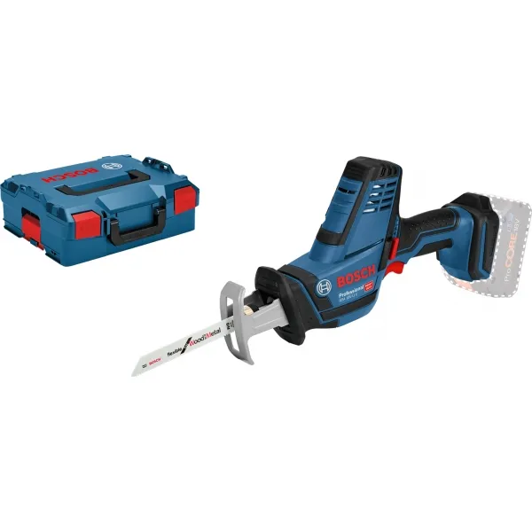 BOSCH  GSA 18 VLI C  SIERRA SABLE CON 2 BATERíAS, LIION, 18 V, 5 AH, 21 MM, CAJA ESPECIAL