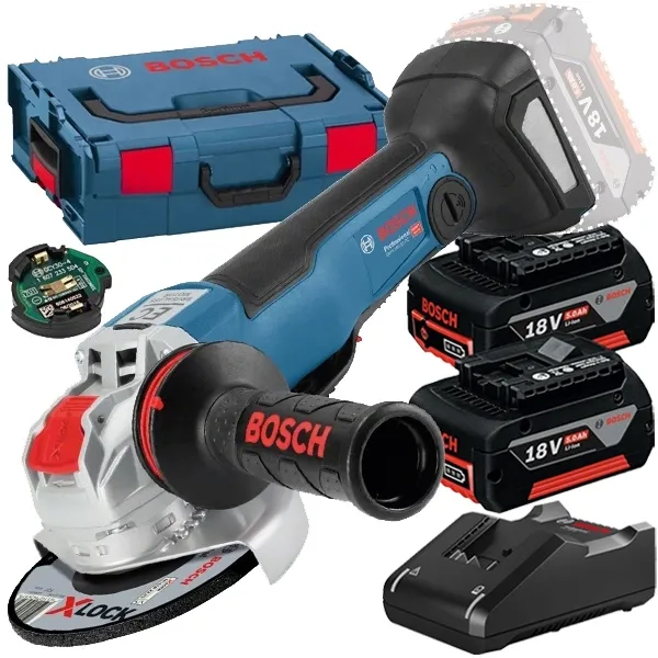 BOSCH  GWX 18V10 PSC XLOCK  AMOLADORA ANGULAR SIN BATERíAS Y CARGADORES, LIION, 18 V,  AH, 125 MM, CAJA ESPECIAL, ACCESORI