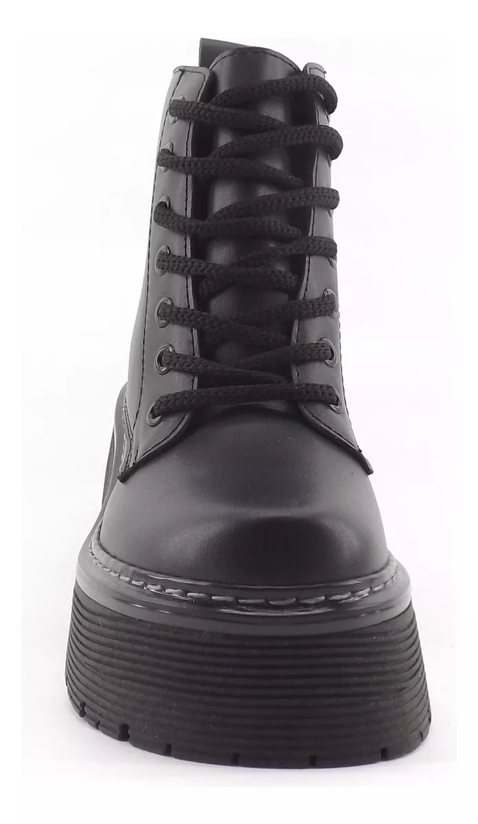 Botas Borcegos Acordonados Dama Mujer Plataforma 704 Carg