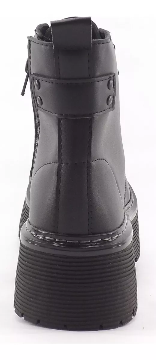 Botas Borcegos Acordonados Dama Mujer Plataforma 704 Carg
