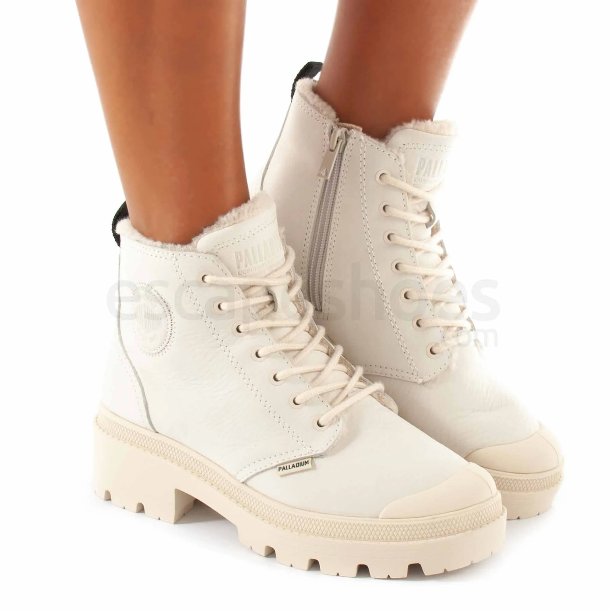 BOTAS PALLADIUM PALLABASE ZIP WHITECAP GREY 98867197