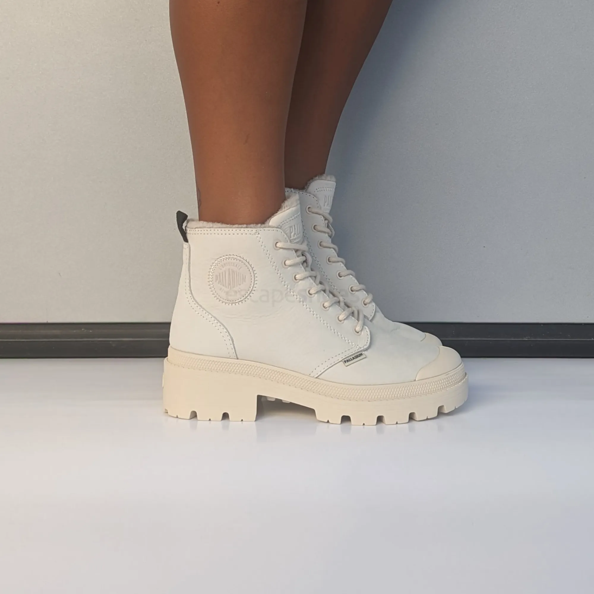 BOTAS PALLADIUM PALLABASE ZIP WHITECAP GREY 98867197