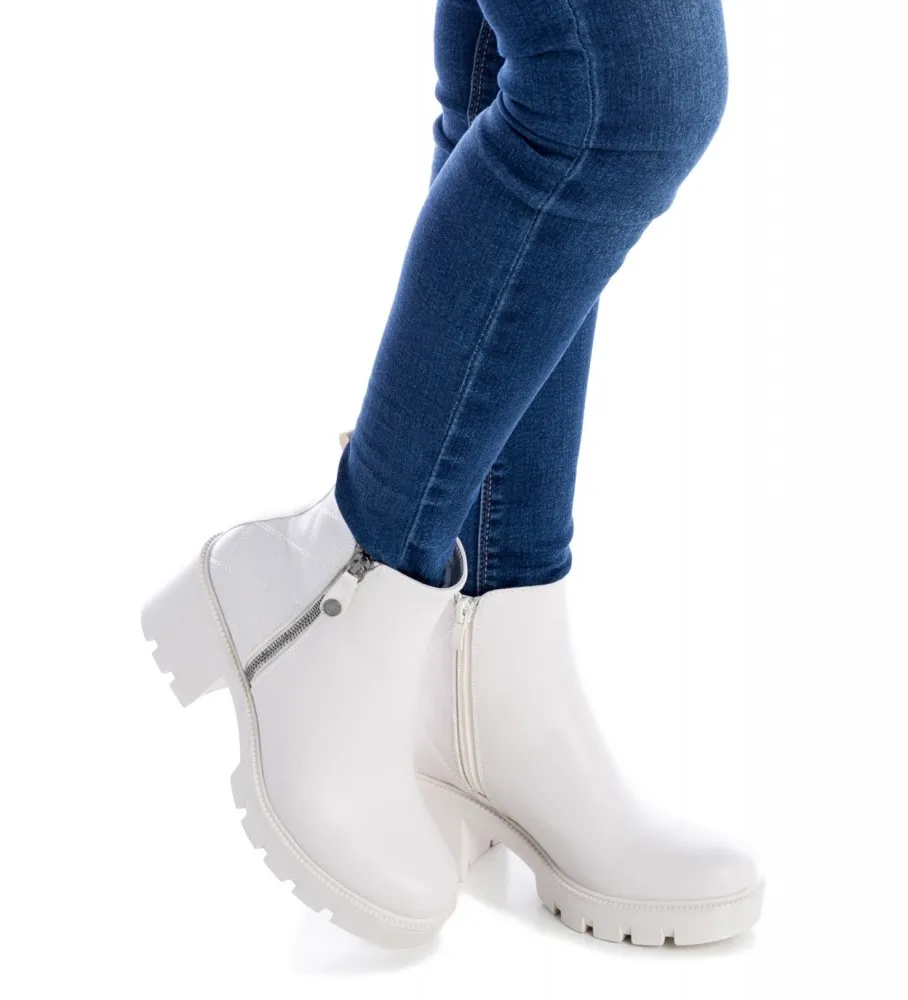 BOTINES 140622 BLANCO ALTURA TACóN 6CM