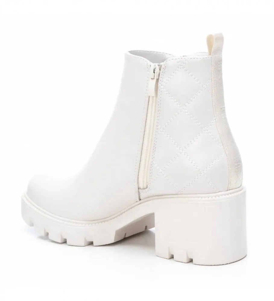 BOTINES 140622 BLANCO ALTURA TACóN 6CM