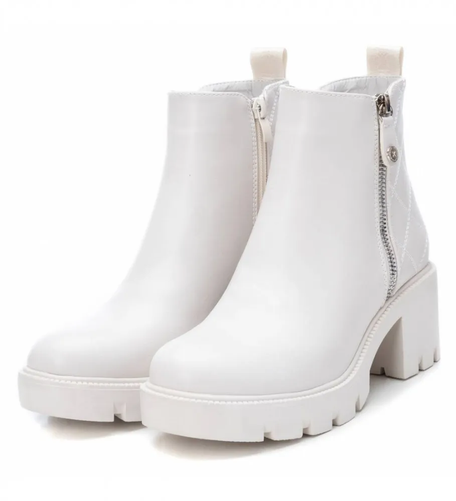 BOTINES 140622 BLANCO ALTURA TACóN 6CM