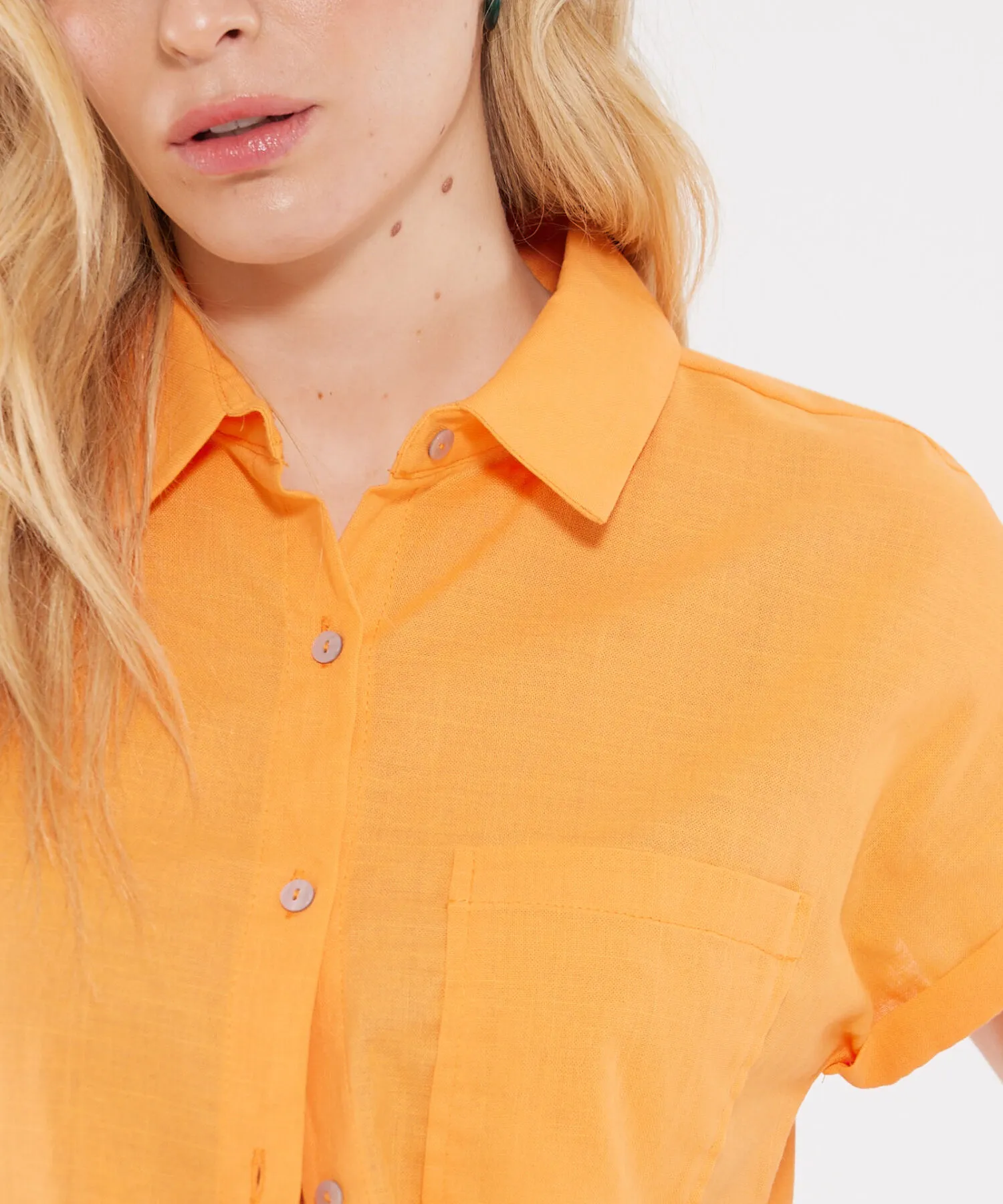 CAMISA MANGA CORTA UNICOLOR