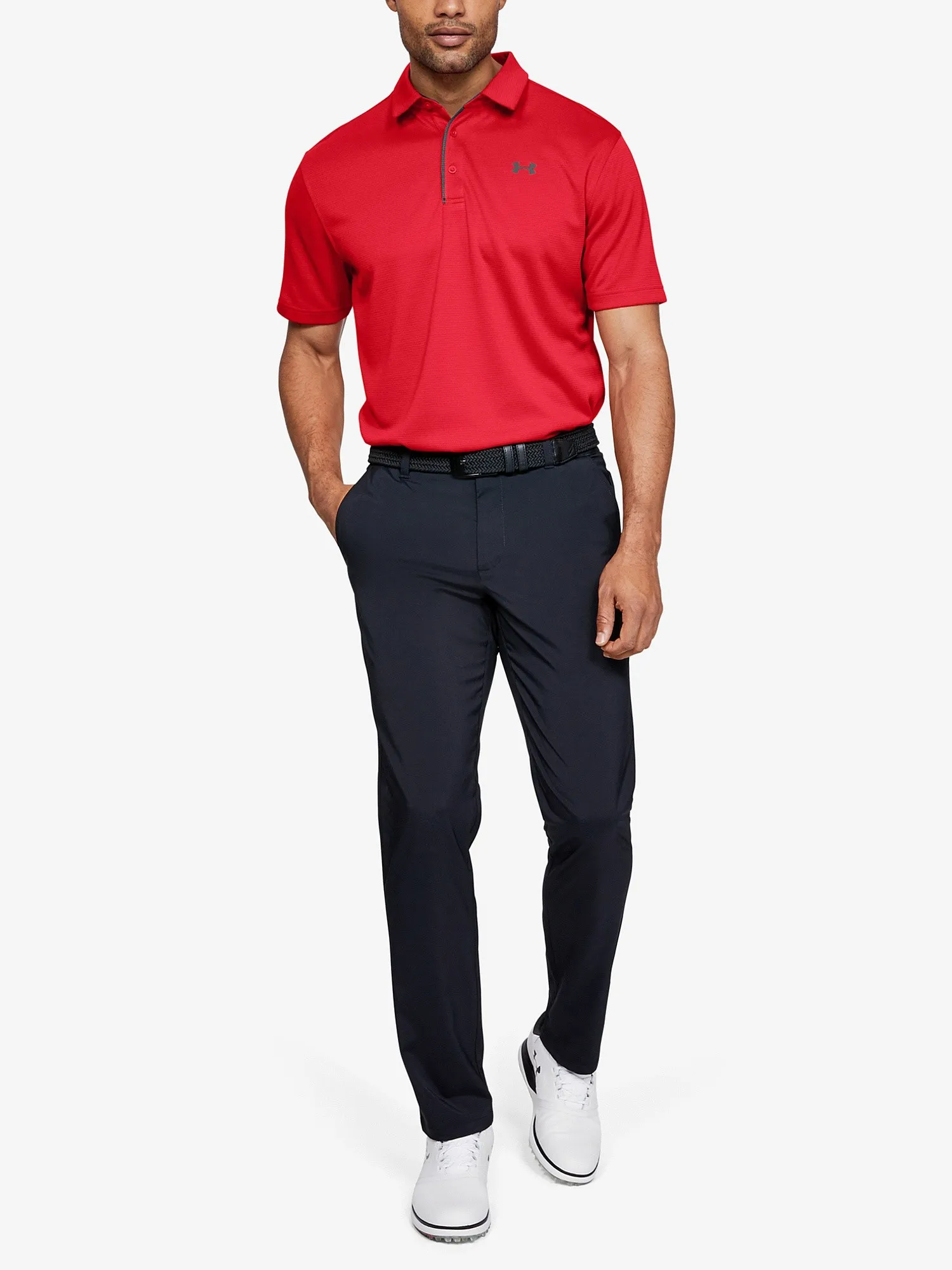 CAMISA UNDER ARMOUR TECH POLO  RED  MEN´S