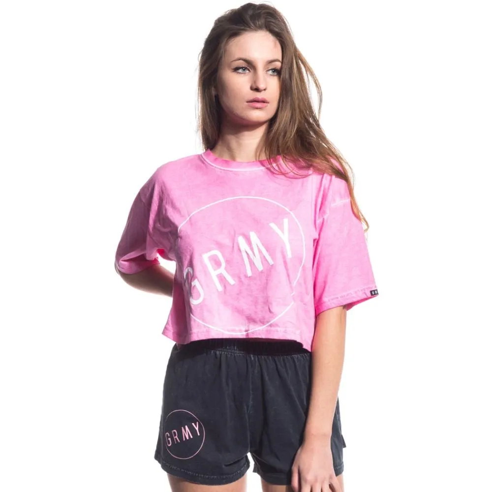 CAMISETA CHICA GRIMEY THE INFAMOUS BF CROP TEE SS17 WASHED PINK