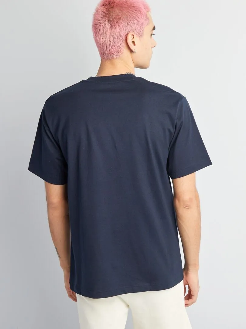 CAMISETA DE MANGA CORTA 'TOKIO'  AZUL