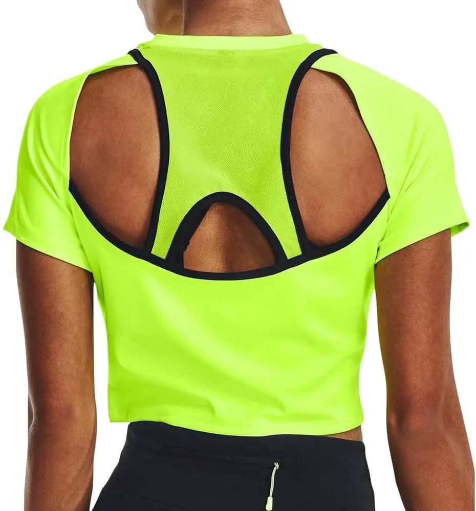 Camiseta M/c Running_Mujer_UNDER ARMOUR Run Anywhere Crop Ss