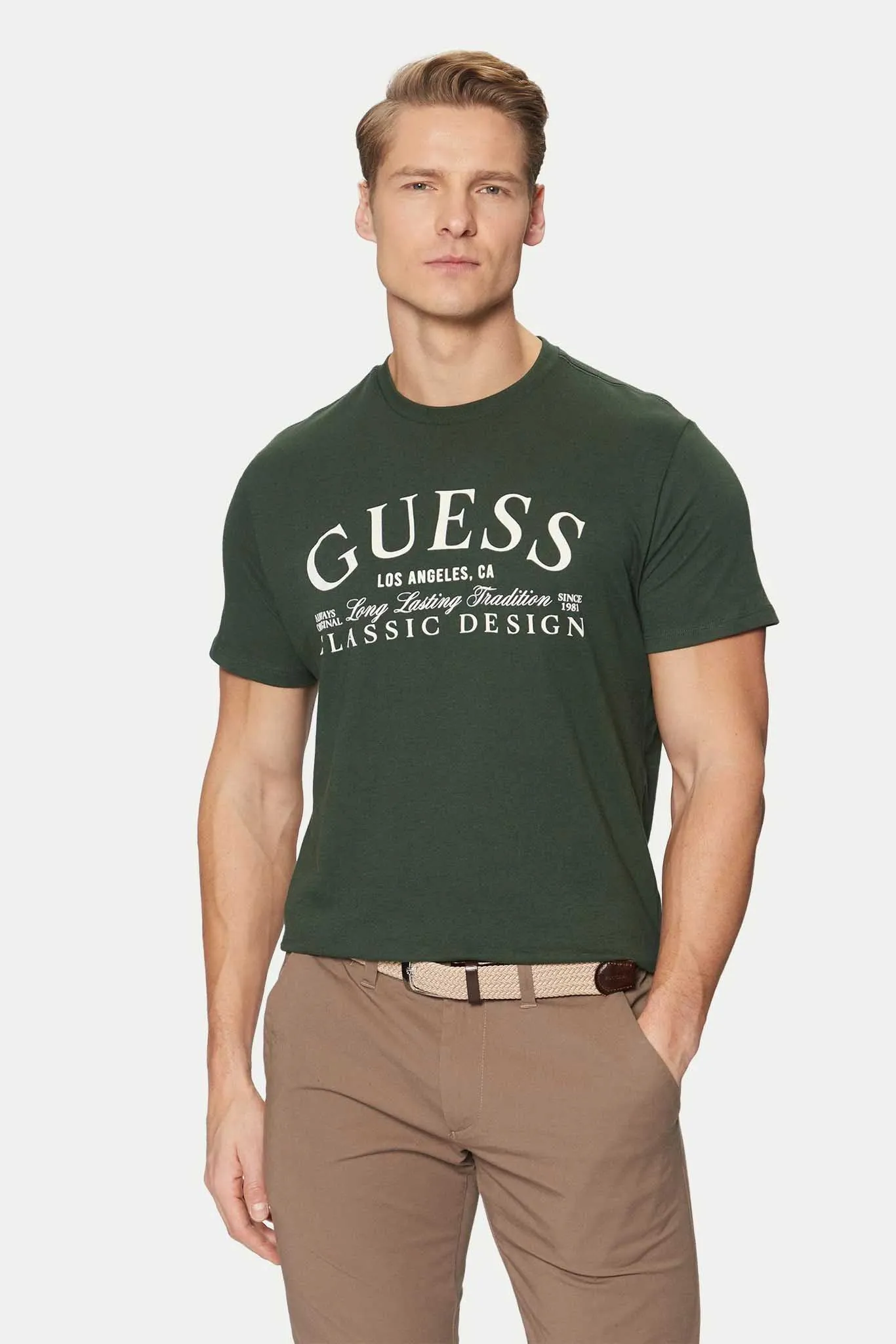 Camiseta para hombre de Guess Jeans – M5RI43K9RM1 