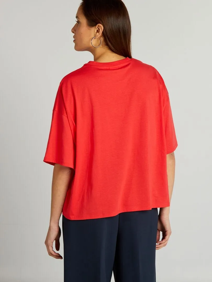 CAMISETA 'DONALD DUCK' DE 'DISNEY' DE ALGODóN  ROJO