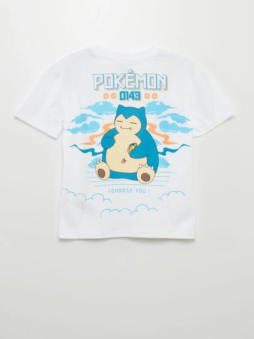 CAMISETA 'POKéMON'  BLANCO