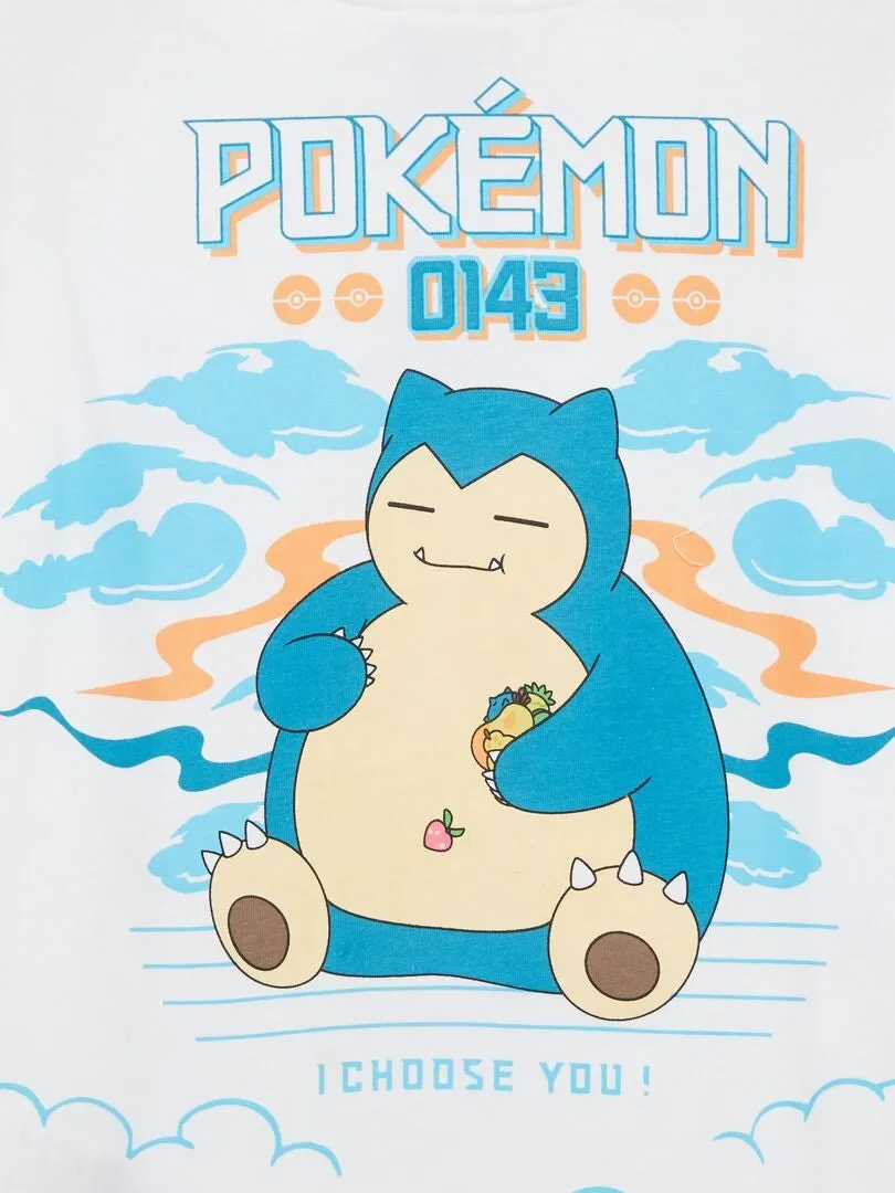 CAMISETA 'POKéMON'  BLANCO