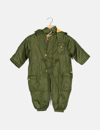 C&A Parka verde acolchada