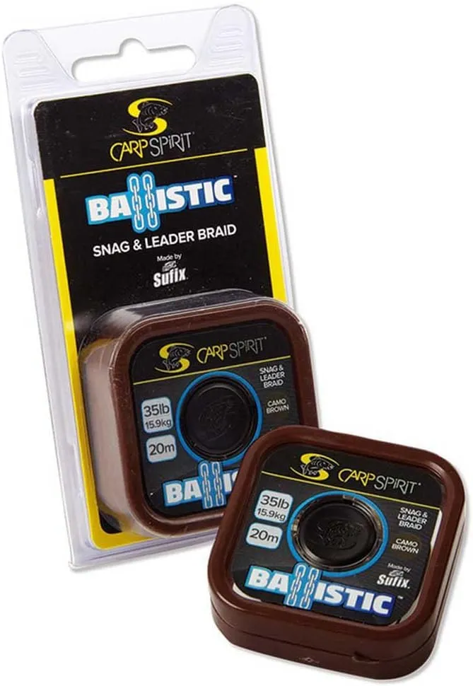 CARP SPIRIT  CABEZA DE LíNEA BALíSTICA (20 M)  COLOR MARRóN