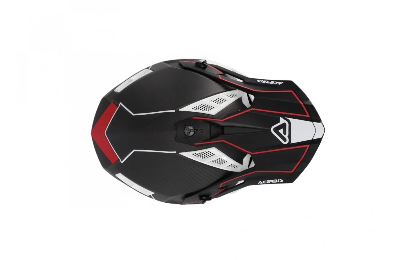 CASCO ACERBIS STEEL CARBON 2206 NEGRO ROJO |0025047.323|
