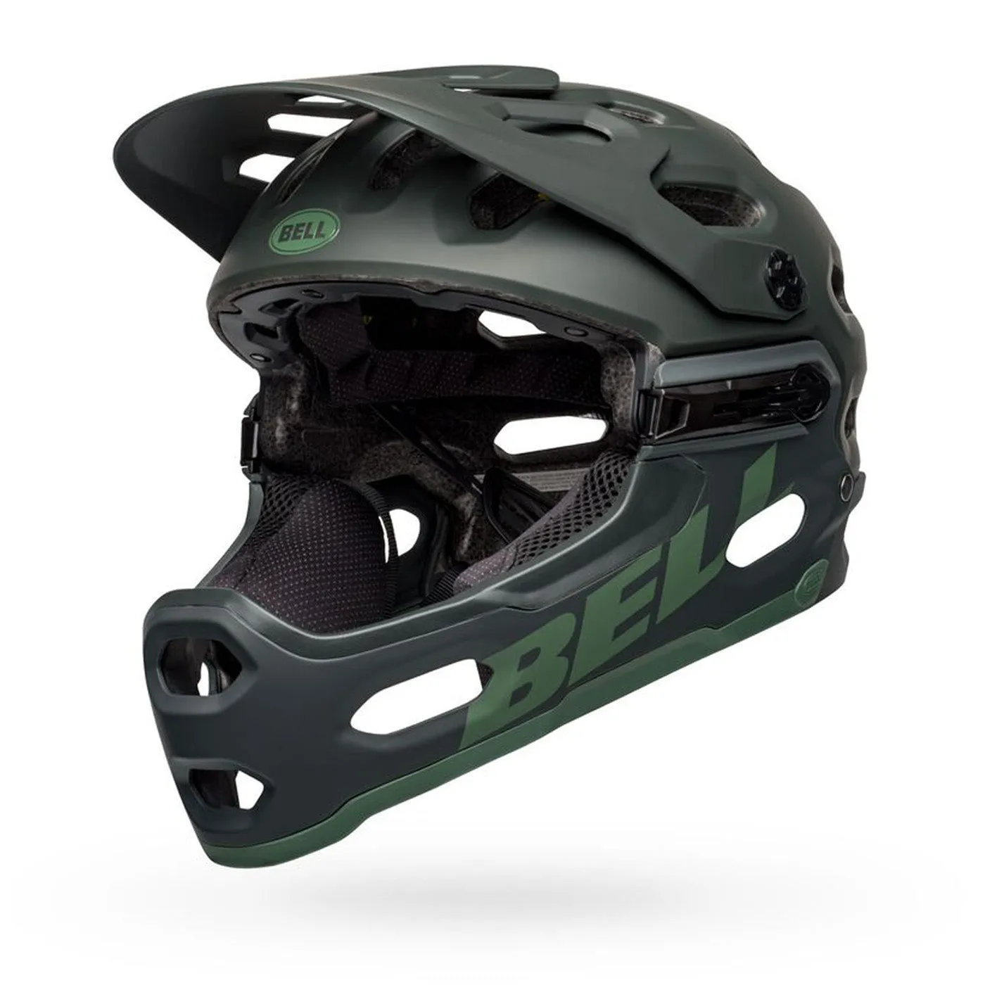 CASCO BELL ENDURO SUPER 3R MIPS VERDE TALLA:M(5559CM)