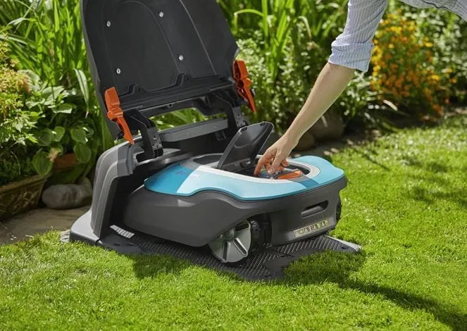 Caseta para rotot cortacesped Gardena Sileno Plus