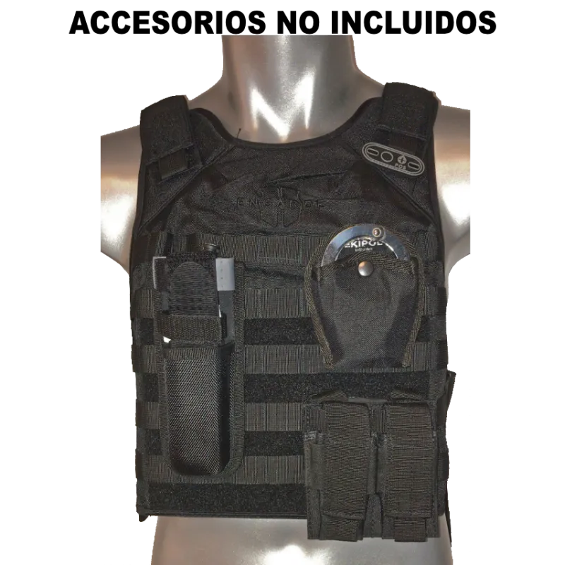 CHALECO ANTIBALAS MOLLE ENGARDE PORTA PLACAS T.R.U.S.T PROTECCION NIJ IIIA