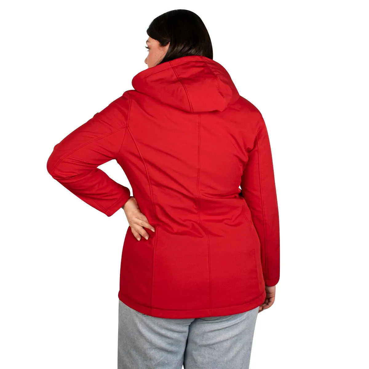 Chamarra Softshell Con Gorro Desmontable Ajustable Greenlader Mujer