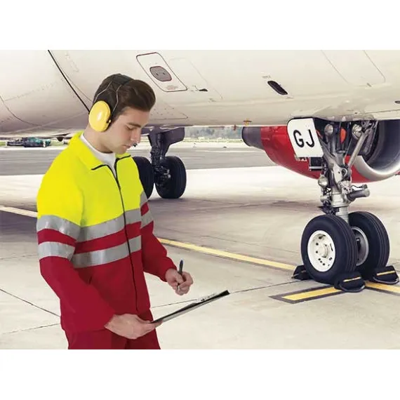 Chaqueta alta visibilidad en tejido polar VALENTO Airport