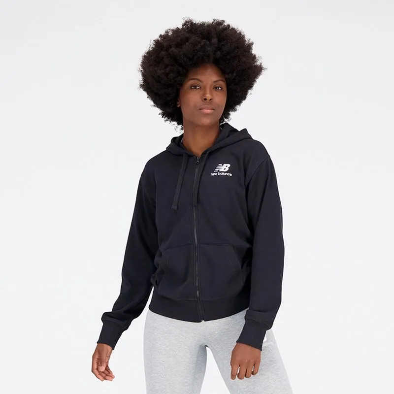 Chaqueta Padded Para Mujer Essentials Stacked Zip Hoodie New Balance 57526