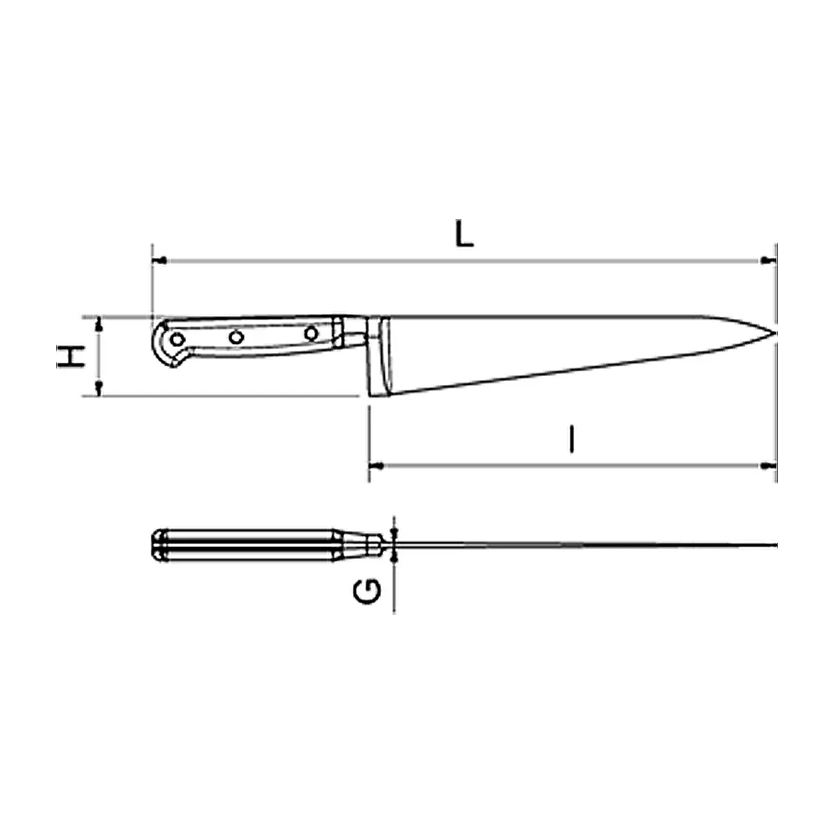 Cuchillo pollero