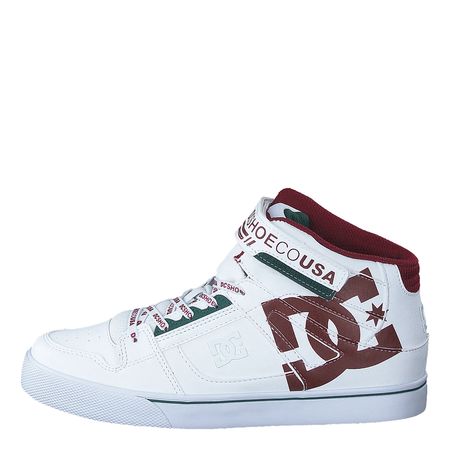 DC SHOES PURE HIGHTOP SE EV SN WHITE/CHILI PEPPER