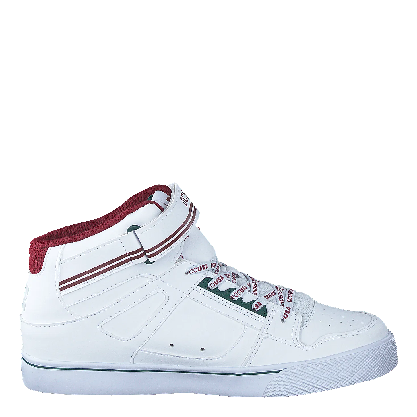 DC SHOES PURE HIGHTOP SE EV SN WHITE/CHILI PEPPER