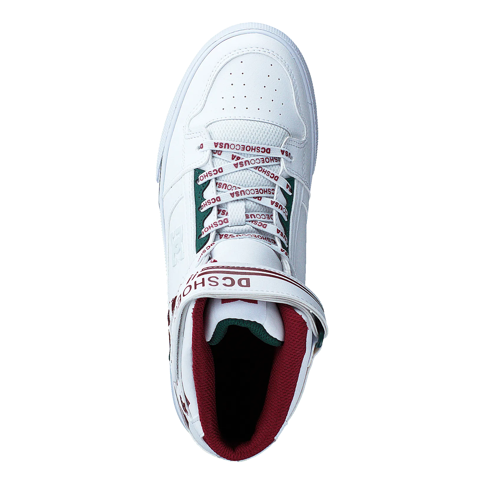 DC SHOES PURE HIGHTOP SE EV SN WHITE/CHILI PEPPER